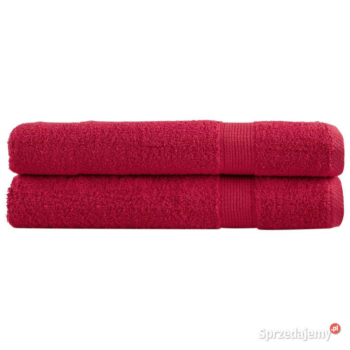 Ręczniki premium SOLUND 2 czerwone 80x200 600 g sprzedam