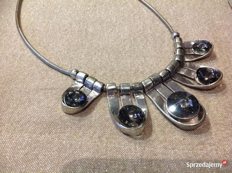 Masywny Naszyjnik Hoker Damski Vintage Nowa Sól sprzedam