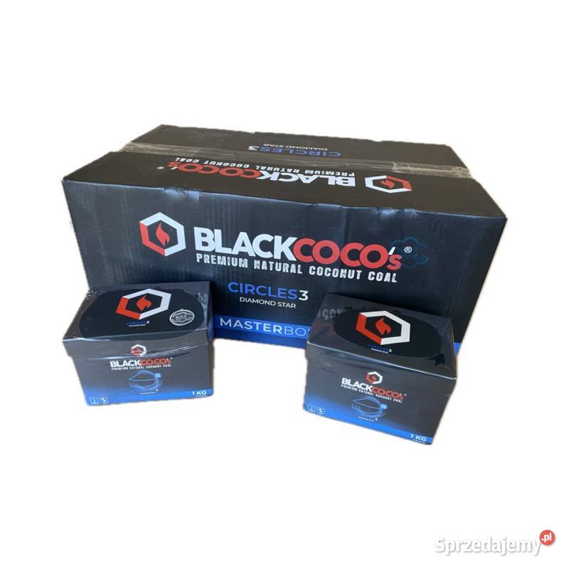 Blackcocos Circles3 Diamond Star Węgiel do Fajki Pozostałe