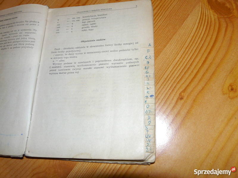 Stary słownik ortograficzny Świebodzin