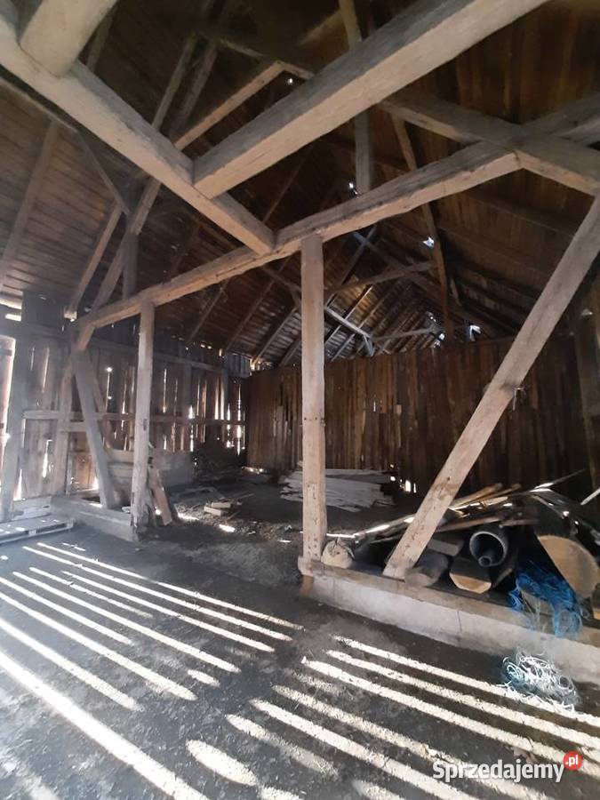 Stodoła drewniana deski bale 100 lat Imionek