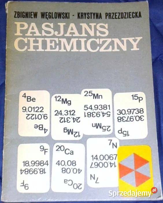 Pasjans chemiczny Zbigniew Węglowski K miękka Chełm