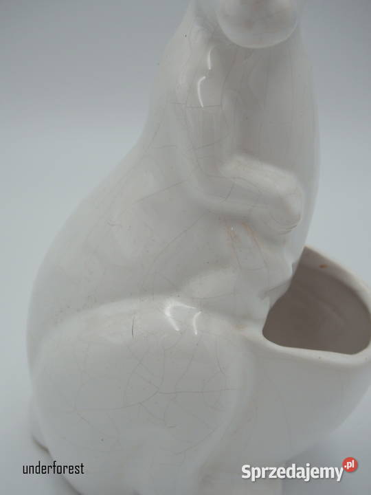 Figurka kangura ceramiczna osłonka na kwiaty Leszno