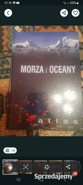 Morza i oceany Atlas Książki i Podręczniki Siemianowice Śląskie