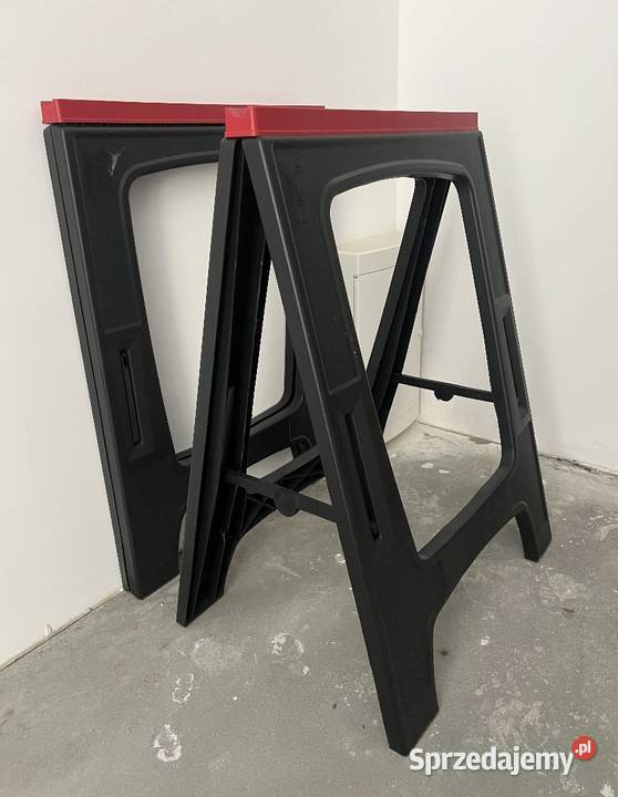 Dwa kozły montażowe składane plastikowe 54x73 mazowieckie Warszawa