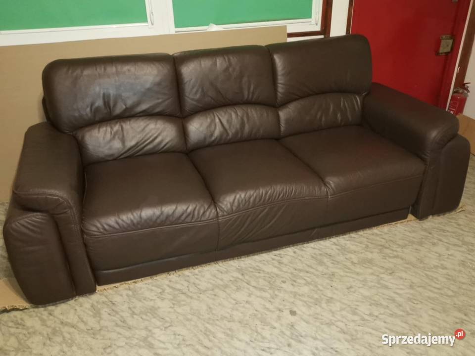 Komplet skórzany 321 Błotno