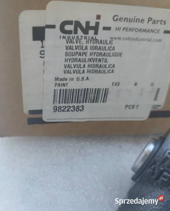Zawór hydrauliczny prasa rolujaca 9822383 case Łowicz