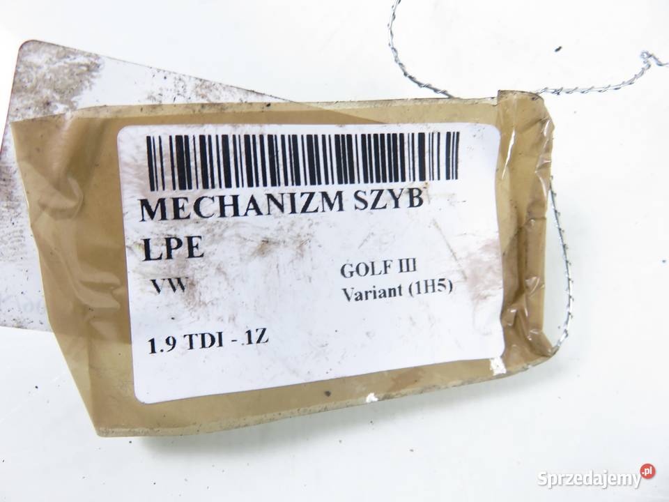 PODNOŚNIK SZYBY LEWY PRZEDNI VW GOLF III sprzedam