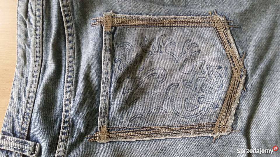 XL spodnie męskie Replay logowane nadruki dżinsy Moda i Styl Kielce