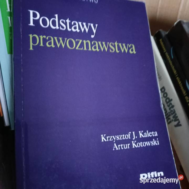 Podstawy prawoznawstwa difin książki wysyłka Gdańsk