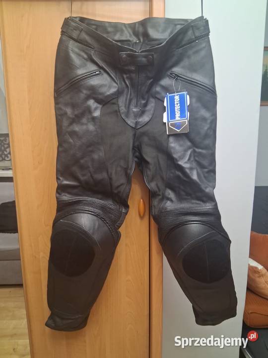 Spodnie motocyklowe skórzane Łuków sprzedam