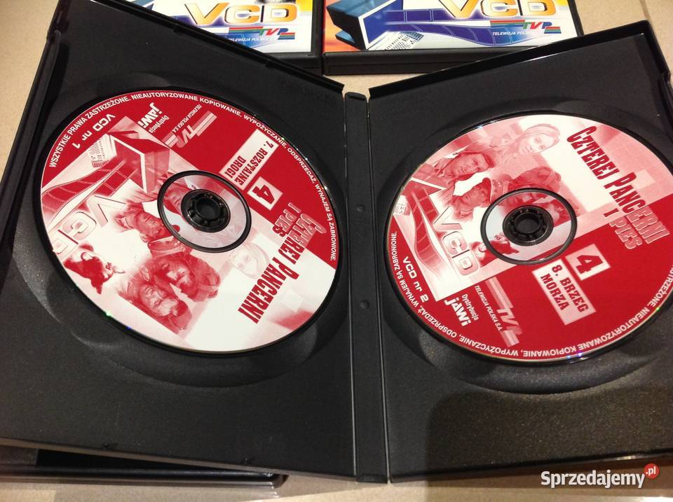Film Czterej Pancerni i Pies 4 odcinki x 2 VCD lektor Nowa Sól sprzedam
