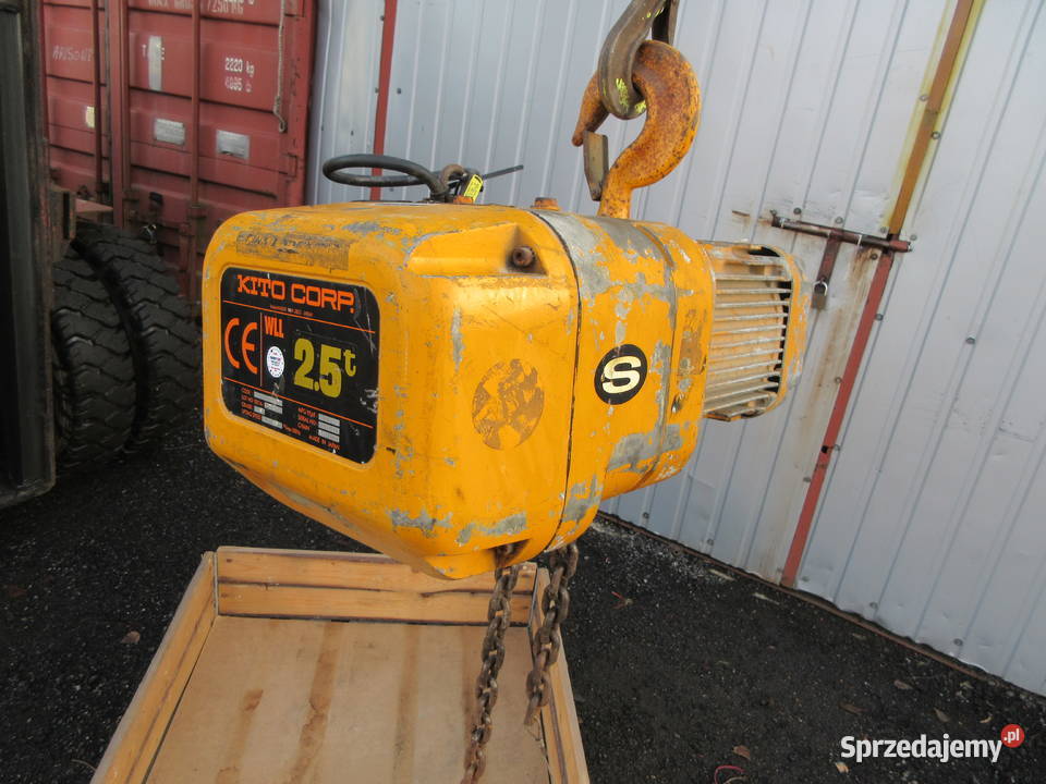 WCIĄGARKA WCIĄGNIK KITO 25T JAPAN PILOT Wąchock