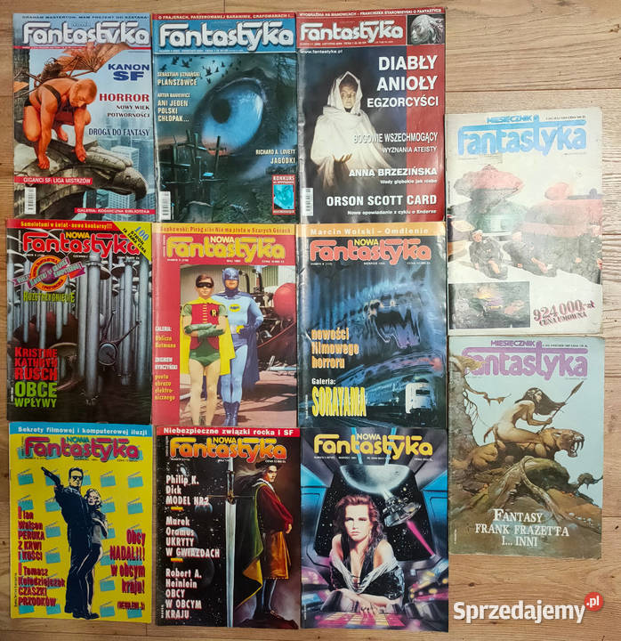 Nowa fantastyka 11 numerów 19872005 śląskie Sosnowiec