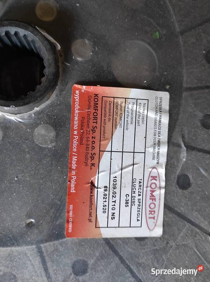 Tarcza sprzęgła Ursus 1224