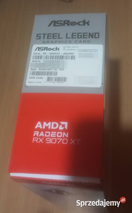 AMD Radeon RX 9070XT Karta graficzna 16GB VRAM aktywne mazowieckie Radom sprzedam
