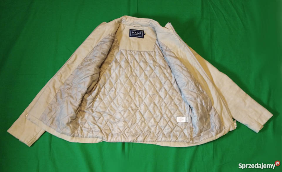 Wiosennojesienna kremowa kurtka brytyjskiej mazowieckie Warszawa sprzedam