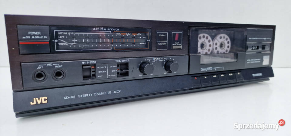 Magnetofon JVC KDX2 Stereo Cassette Deck Międzychód