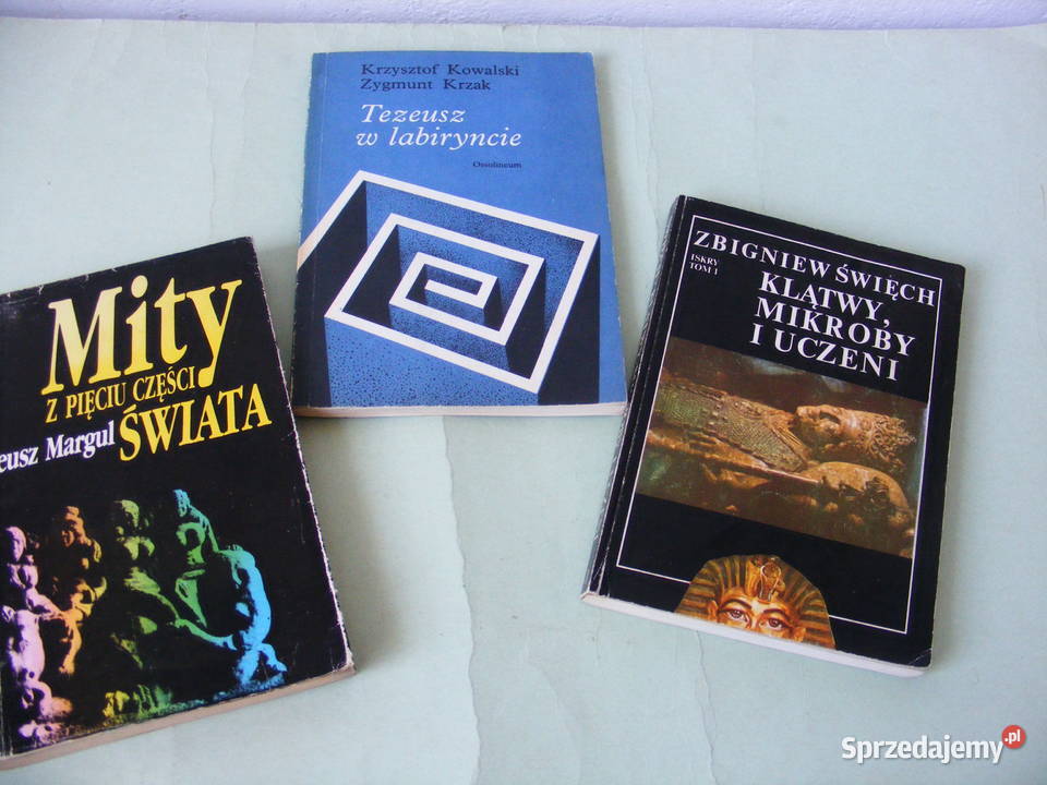 Tezeusz w labiryncie Mity z pięciu części Świata Rok wydania 1989 Oborniki Śląskie