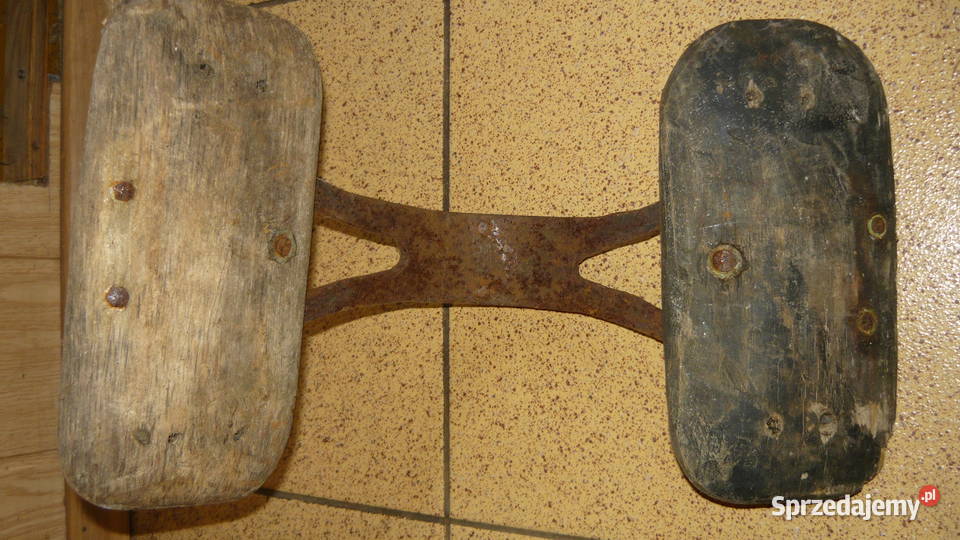 Siodełko stare na konia uprzęży roboczej terlica Sokółka