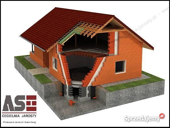 Pustak ceramiczny prosto producenta 220 288x188x Materiały budowlane Jarosty