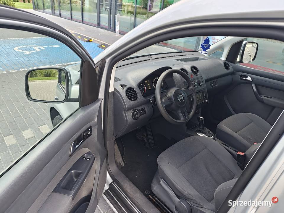 VW Caddy 5os DSG Navi super stan zamiana srebrny