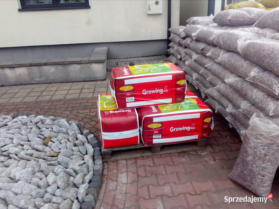 Kamienie ogrodowe grys gnejs żwir łupek worki Zgierz