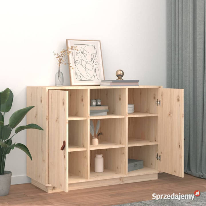 Komoda 100x40x75 lite drewno sosnowe WM820132 Warszawa