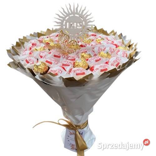 Bukiet ze slodyczy Raffaello i Ferrero Prezent Warszawa sprzedam