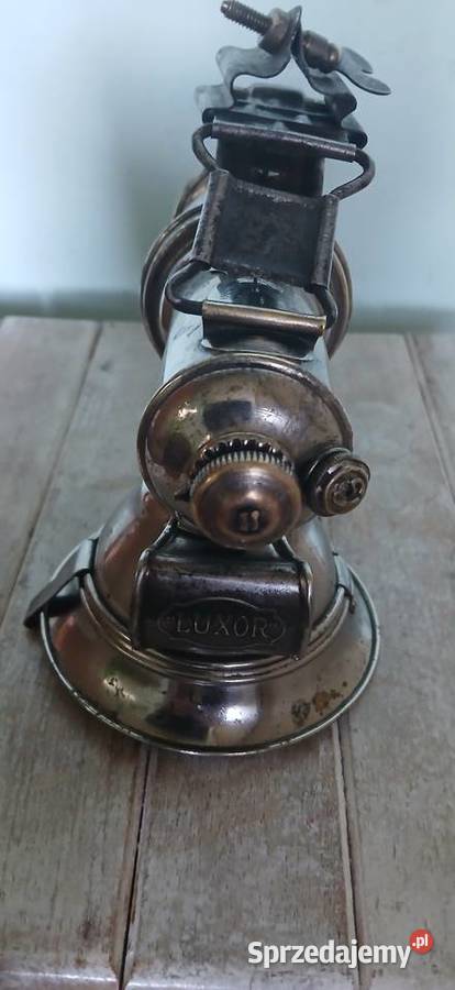 Stara lampa rowerowa z lat XX w