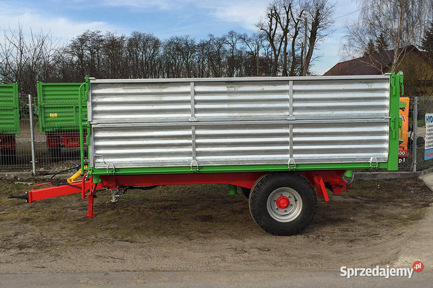 Przyczepa dwuosiowa rolnicza 25T skrętna oś Kraśnik