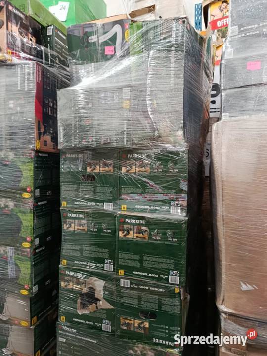 Elektronarzędzia i sprzęt domowy mix na palecie Zestawy elektronarzędzi Kowal