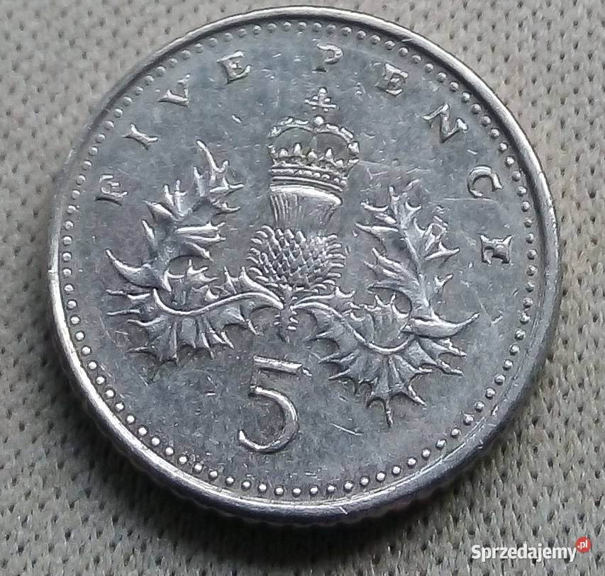 WIELKA BRYTANIAFIVE PENCE2004 r mazowieckie Legionowo