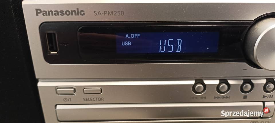 Mini wieża Panasonic SAPM250 USB świętokrzyskie Sędziszów