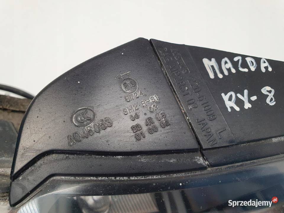 LAMPA LEWA Mazda Rx8 Rx8 0312r TYLNA lewy tył Motoryzacja Chełm