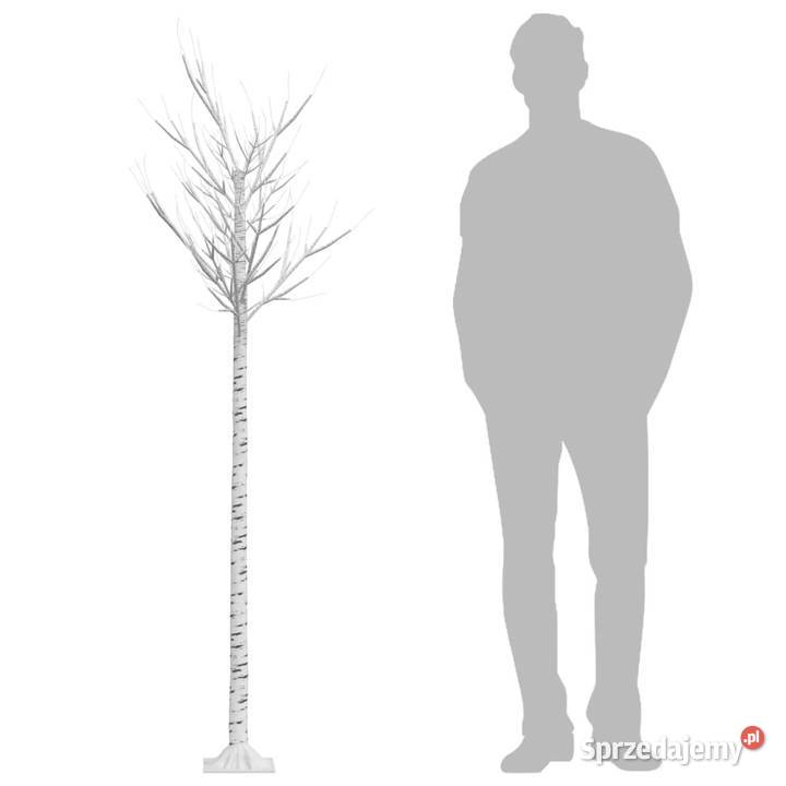 Wierzba z oświetleniem 200 niebieskich diod LED sprzedam