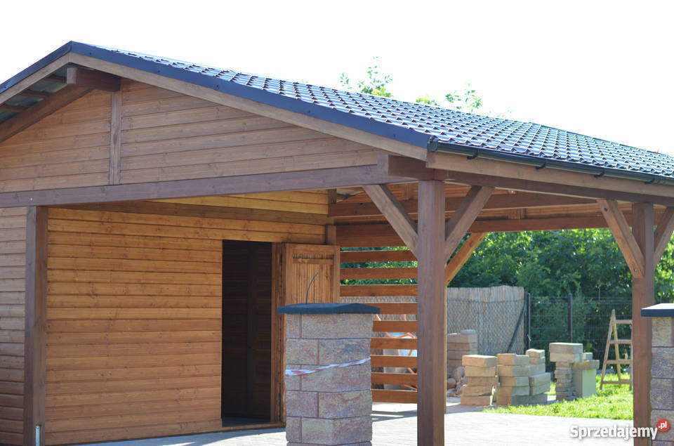 Wiata garażowa domek wielkopolskie Konin