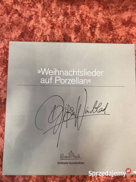 Talerz Rosenthal Bjrn Wiinblad Kolędy na