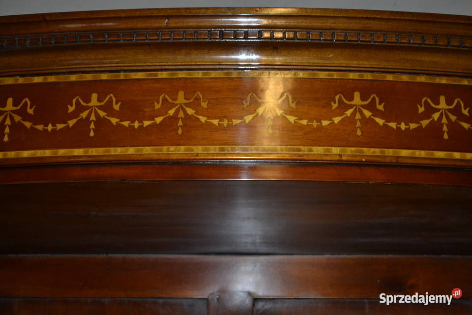 biblioteka regał zdobiony lite drewno Będzin