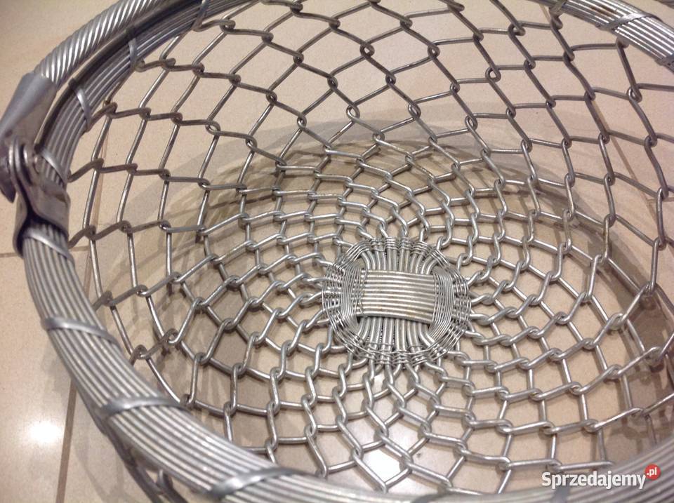 Duży Koszyk Aluminiowy na Owoce Dekoracja Ręczna lubuskie Nowa Sól