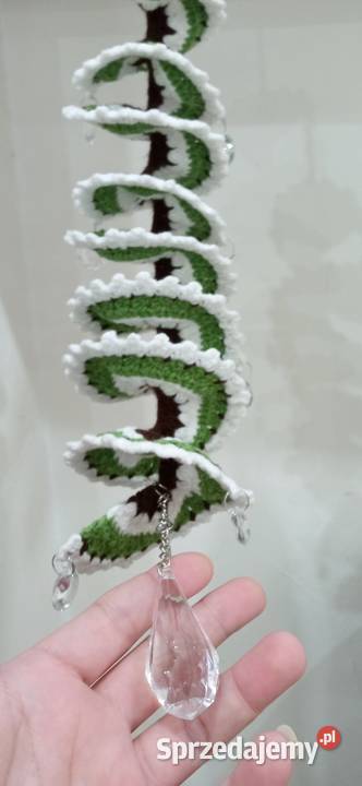 Wiatraczek Wind spinner wykonany na szydełku łódzkie