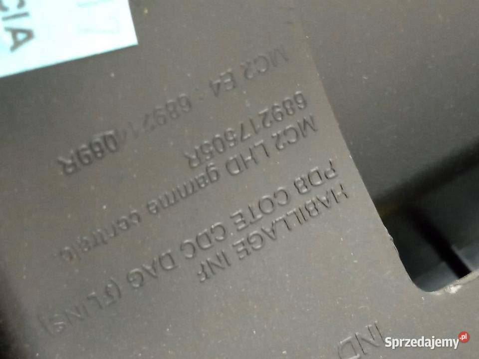 SCHOWEK LEWY KIEROWCY EU 689214069R Renault Clio