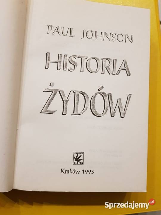 Historia Żydów Paul Johnson książka nowa Kielce