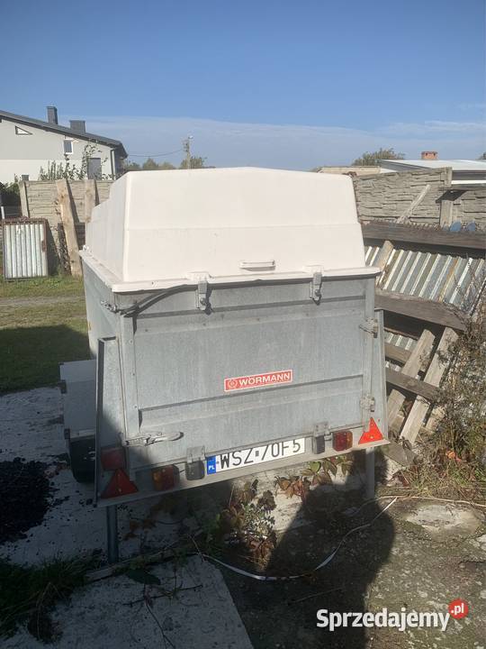 Przyczepka minikoparka Wormann 750 hamulec Szydłowiec
