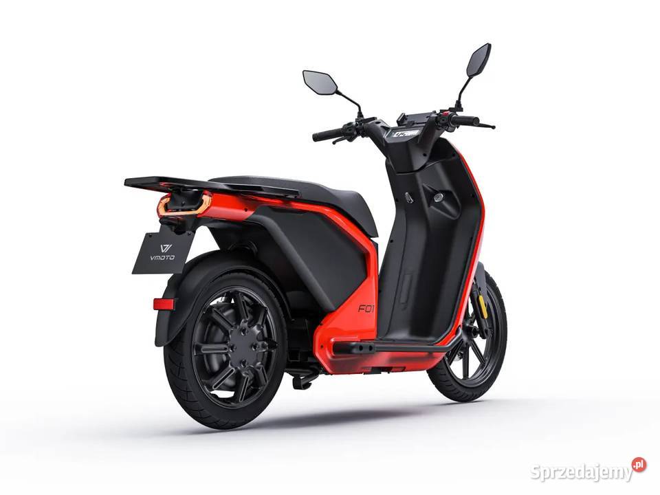 Skuter elektryczny SUPER SOCO F01 czerwony