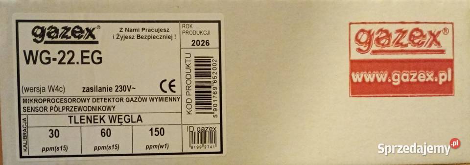 Gazex fabrycznie nowe czujniki Bielsko-Biała