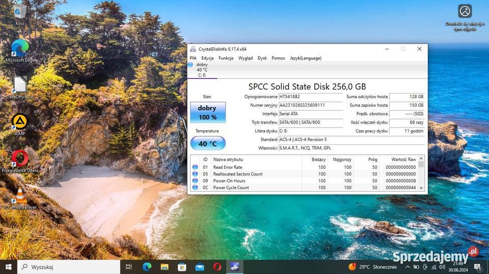 NOWY Dell Latitude E5530 i7 8GbDDR 256SSD Ćmielów