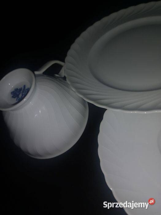 filiżanka z talerzykiem deserowym Royal Tettau Porcelana i szkło Gdańsk