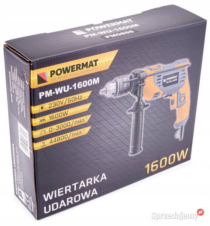 MOCNA WIERTARKA udarowa 1600W 13MM regulacja Katowice sprzedam