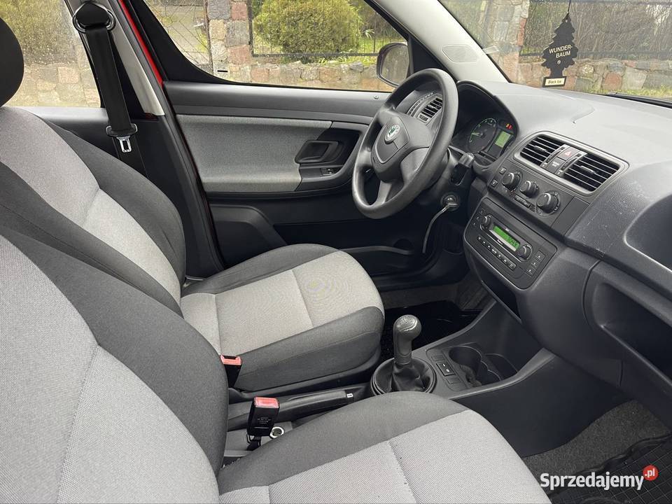 Skoda Roomster benzyna zadbana klimatyzacja czerwony warmińsko-mazurskie Kętrzyn sprzedam